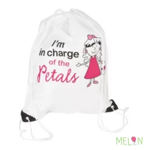 Flower Girl Draw String Bag available at MelonMart Trinidad & Tobago with nationwide delivery
