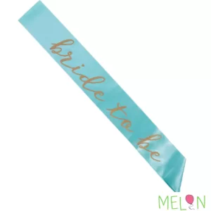 Mint Green Bride to Be Sash available at MelonMart Trinidad & Tobago with nationwide delivery