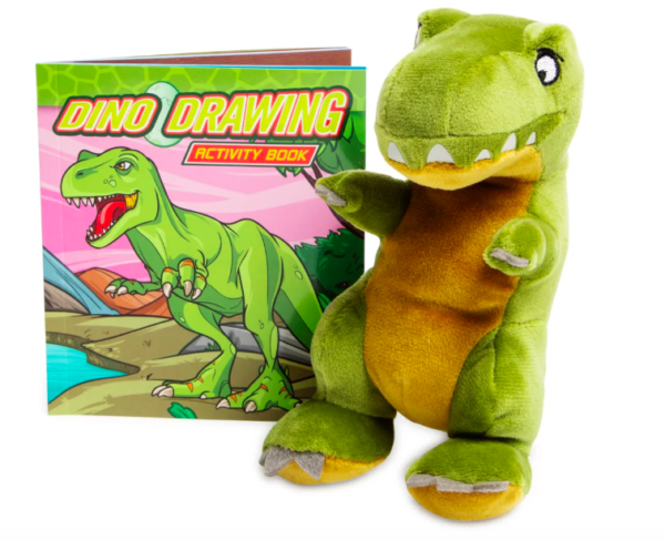 Dino Plush and Activity Book Set