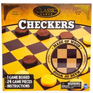 Wooden Checkers available at MelonMart Trinidad & Tobago with nationwide delivery
