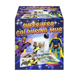 Superhero Colouring Mug available at MelonMart Trinidad & Tobago with nationwide delivery