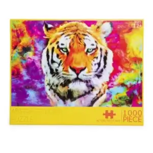 abstract tiger 1000 piece puzzle available at MelonMart Trinidad & Tobago with nationwide delivery
