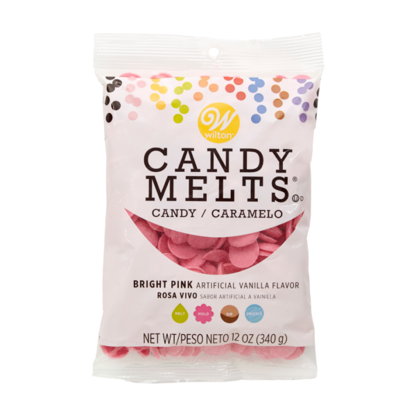 Bright Pink Candy Melts Candy, 12 oz - Melon Mart