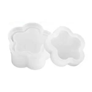 Flower Jewelry Box Silicone Mold (includes cover) available at MelonMart Trinidad & Tobago with nationwide delivery