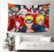 Naruto Anime Tapestry 60 x 40 inches available at MelonMart Trinidad & Tobago with nationwide delivery