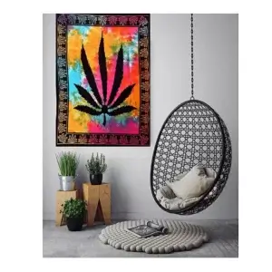 Radiant Cannabis Tapestry 30 x 40 inches available at MelonMart Trinidad & Tobago with nationwide delivery