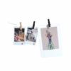 10 Mini Wooden Photo Clothespins (includes 47 inches of twine) Room decor accessory – Pink - Image 2