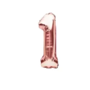 Rose Gold Metallic Foil balloons – 1 available at MelonMart Trinidad & Tobago with nationwide delivery