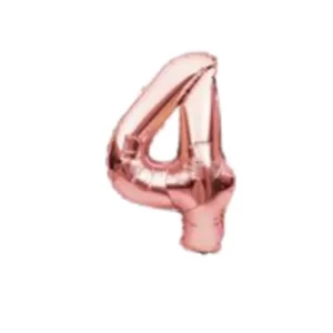Rose Gold Metallic Foil balloons – 4 available at MelonMart Trinidad & Tobago with nationwide delivery