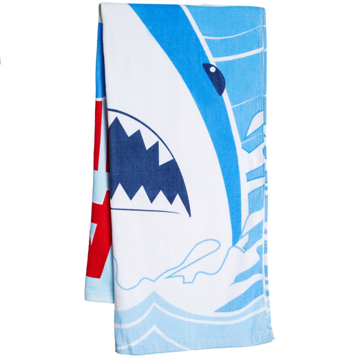 Shark beach towel 30in x 60in - Melon Mart