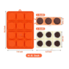 Chocolate covered Oreo cookie bar mold – 3 bar and 6 bar available at MelonMart Trinidad & Tobago with nationwide delivery