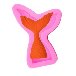 Mermaid Tail Silicone Mold 4.3 in x 3.1 in available at MelonMart Trinidad & Tobago with nationwide delivery
