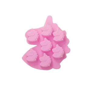 Pink Unicorn 7 Cavity Silicon Mold 5.5″ x 3.5″ available at MelonMart Trinidad & Tobago with nationwide delivery