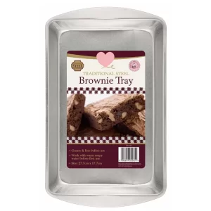 Traditional Steel Brownie Tray available at MelonMart Trinidad & Tobago with nationwide delivery