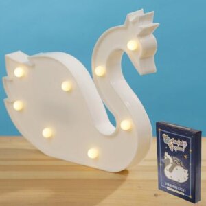 White Swan with Crown LED Decoration available at MelonMart Trinidad & Tobago with nationwide delivery