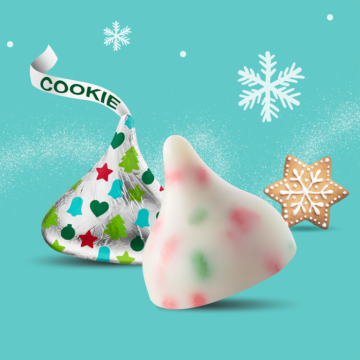 Hershey's Kisses Sugar Cookie White Creme Candy, 9 oz - Image 2