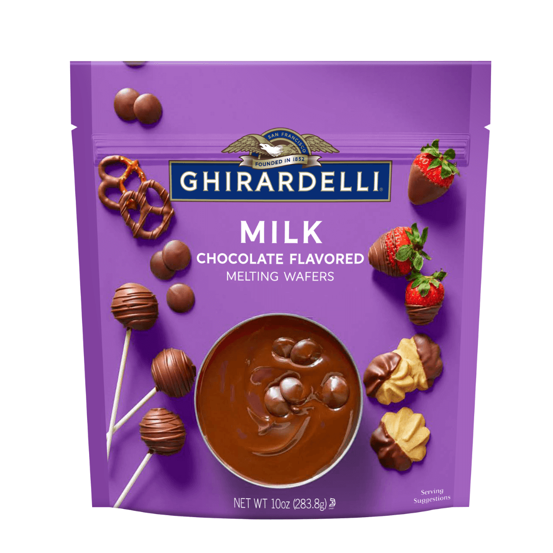 Ghirardelli Premium Milk Chocolate Melting Wafers, 10oz Bag