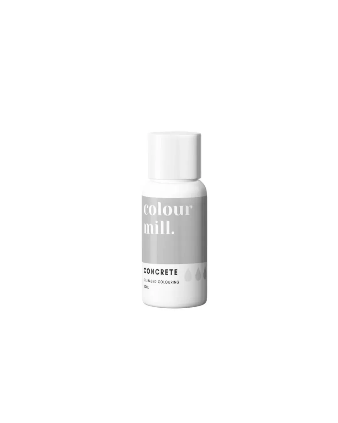 Colour Mill Oil Based Coloring 20 ml – Concrete available at MelonMart Trinidad & Tobago with nationwide delivery
