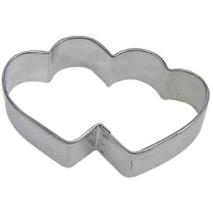Double Heart 3.5″ Cookie Cutter, Pink/Silver available at MelonMart Trinidad & Tobago with nationwide delivery