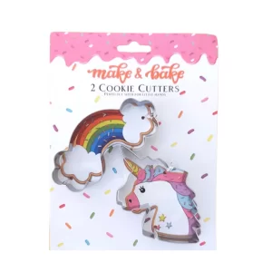Make & Bake 2-Piece Unicorn Cookie Cutters available at MelonMart Trinidad & Tobago with nationwide delivery