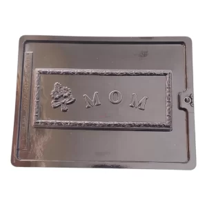 Mom w/ Bouquet Chocolate Bar Mold available at MelonMart Trinidad & Tobago with nationwide delivery