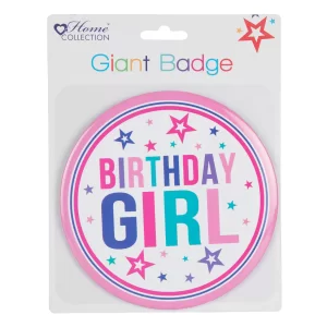 Birthday Girl Giant Badge available at MelonMart Trinidad & Tobago with nationwide delivery