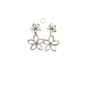 Gold Flower Earring