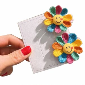 Colorful Smiley Face Earring