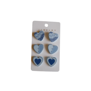 Blue Heart 3-Piece Set