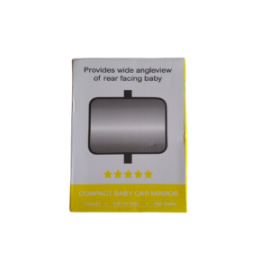 Compact Baby Car Mirror – Safe Rear-Facing View for Parents