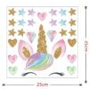 Magical Unicorn & Stars Wall Decal - Image 2