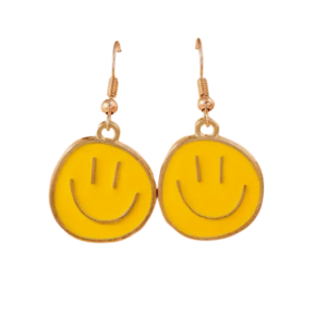 Yellow Smiley Face Earrings