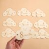 Cloud-Shaped Baby Milestone Cards – Cute Photo Props for Newborn Memories - Image 2