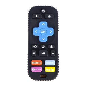 Baby Remote Silicone Teether – Safe & Soothing Gum Relief