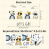 Construction Tractor Wall Decal - Image 3