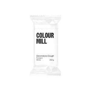 Colour Mill Decorators Dough Fondant 250g - White