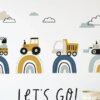 Construction Tractor Wall Decal - Image 2