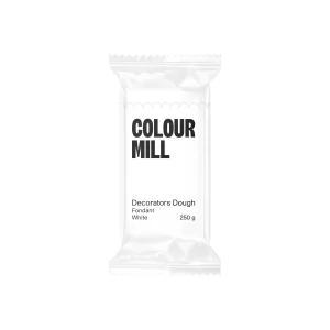 Colour Mill Decorators Dough Fondant 250g – White available at MelonMart Trinidad & Tobago with nationwide delivery